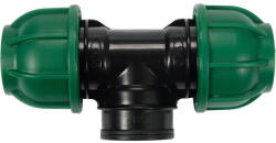 TOYA Conector dublu pentru tevi PE 25x25 mm (88855)