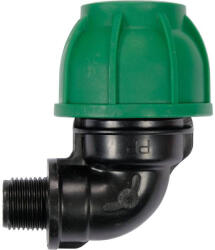 TOYA Conector pentru tevi PE 90° 32 mm x 1/2" M (88914)