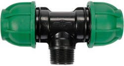 TOYA Conector pentru tevi PE 32 mm x 1" x 32 mm M (88907)