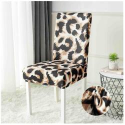 Home Set 6 huse pentru scaun cu model de leopard