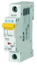 Eaton Kismegszakító 1P 25A C-jelleg 230V AC 10kA/60898 PL7-C25/1 EATON - 262706