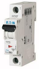 Eaton Kismegszakító 1P 40A C-jelleg 230V AC 6kA/60898 1M PL6-C40/1 EATON - 286537