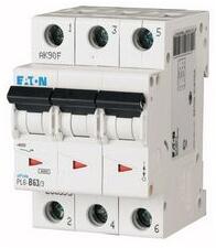 Eaton Kismegszakító 3P 63A C-jelleg 400V AC 6kA/60898 3M PL6-C63/3 EATON - 286607