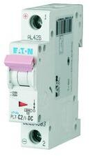 Eaton Kismegszakító 1P 2A C-jelleg 48V DC 10kA/60898 PL7-C2/1-DC EATON - 264883