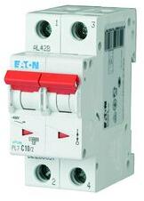 Eaton Kismegszakító 2P 10A C-jelleg 400V AC 10kA/60898 PL7-C10/2 EATON - 263357