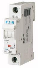 Eaton Kismegszakító 1P 50A C-jelleg 230V AC 10kA/60898 PL7-C50/1 EATON - 262709
