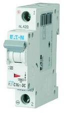 Eaton Kismegszakító 1P 16A C-jelleg 48V DC 10kA/60898 PL7-C16/1-DC EATON - 264889