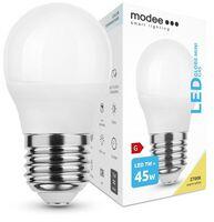 Modee LED lámpa kisgömb P45 7W- 45W E27 550lm 827 220-240V AC 25000h 180° 2700K Modee - ML-G452700K7WE27N