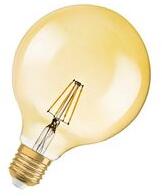 OSRAM LED lámpa G124 gömb 4W- 35W E27 410lm 2500 220-240V AC 15000h 300° 2500K 1906LEDGLOBE LEDVANCE - 4099854091179
