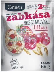 Cornexi zabkása piros gyümölcsökkel, chia maggal 55 g - totalvital