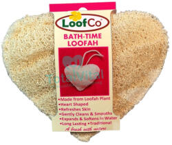 Loofco luffa szivacs szív alakú fürdéshez 1 db - totalvital