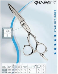 KRETZER 55881 Foarfeca pentru păr, Dai-Sho V, Kretzer (Dimensiune: 13cm) (558813)