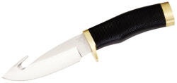 Buck Knives SUA Cutit de vanatoare Buck 691 Zipper 0691BKG-B, lama 10.5 cm cu guthook, otel 420HC, maner cauciuc, teaca inclusa (0691BKG-B)