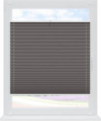 RENA Jaluzele plisate non-invazive opace cu cârligi graphite : Înălțime (cm) - 150, Lățime (cm) - 130 (PZABIZAGRA/130/150)