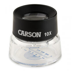 Carson Lupa de focalizare LumiLoupe, putere 10x cu lentile duble cu reticul Snap-On - Carson (LL-20)