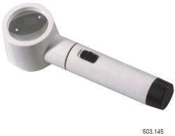 Hobbytools. ro Lupa cu maner si iluminare, ø 50 pentru modelism/hobby (503.146)
