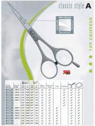 KRETZER 55721 Foarfeca pentru frizerie/coafura, Clasic Style, Kretzer (Dimensiune: 17cm) (557217)