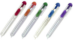 NT Cutter iA-120P Cutter Transparent 9mm (Culoare: Rosu) (iA-120PRosu)