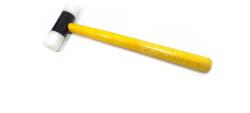Leder Haus Ciocan pielarie din polimer cu partea centrala din fier - 25 x 87 mm (75052) Ciocan