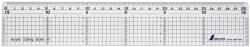 Shinwa 77085 Rigla acrilica cu margine din otel 30 cm, Shinwa (77085)