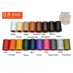 Ritza Tiger Ata de cusut piele RITZA 25 -Tiger Thread - 500ml - 0.8 mm grosime (Culoare: Orange) (JK 247-50008)