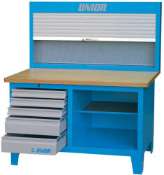 Unior Banc de lucru, cu panou si jaluzea orizontala, Unior 612331, 1500 x 750 x 1665 mm (HOBD-1060469)