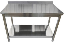 Hobby Tools Masă inox cu 1 poliță 160x70x85 cm (HOBH10506788)