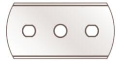MARTOR 36020 Lame industriale cu colturi rotunjite, Martor (Cantitate: 1 set /50 buc) (36020-50)