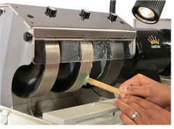 CabKing Disc cu tambur otel de 6" diamantat pentru polizare minerale/sticla pentru polizorul CabKing (Granulatie: 600) (GW6-600)