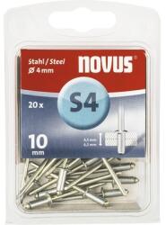 NOVUS Pop-nituri Novus Ø4x10 mm oțel/oțel, pachet 20 bucăți (HobH4277350) Cleste