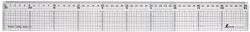 Shinwa 77086 Rigla acrilica cu margine din otel 50 cm, Shinwa (77086)
