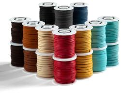 Tandy Leather Sireturi din piele de caprioara, 5mm/10.9m, Tandy Leather USA (Culoare: Smoke) (5068-05)