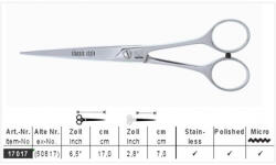 KRETZER 117017 Foarfeca pentru frizerie/coafura 17cm, Clasic Style, Kretzer (117017)