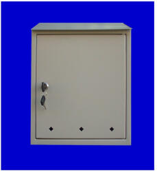 Hobbytools. ro Cutie postala de gard 300 x 120 x 400 mm, otel 0, 7 mm, cu yala si 2 chei (807)