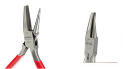 NIQUA Cleste cu varf scobit/rotund cu 2 arcuri 130mm pentru bijutieri, ANTILOPE, Niqua (04 037 131) Cleste