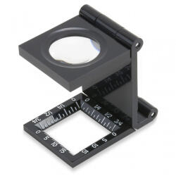 Carson Lupa pliabila LinenTest din plastic 6, 5x20 mm cu masuratori - Carson (LT-20)