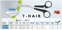KRETZER 768815z Foarfeca pentru styling, T-Hair, Kretzer (Numar bucati: 30 dinti) (768815z30)