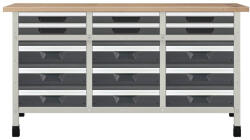 wolfcraft Banc de lucru 1610x650x860 mm, Nr. 1, Wolfcraft (8075000)