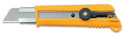 OLFA Cutter Industrial 25 mm OLFA NH-1 - Seria Comfort Grip cu Blocare prin Rotita (NH1)