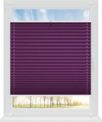 RENA Jaluzele plisate non-invazive cu cârligi violet : Înălțime (cm) - 150, Lățime (cm) - 135 (PKLBIKLFIO/135/150)