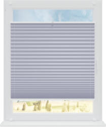 RENA Jaluzele plisate non-invazive termice cu cârligi grey silver : Înălțime (cm) - 150, Lățime (cm) - 69 (PTEBITESIL/69/150)