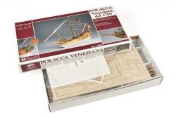 Amati Polacca Veneziana, Vas venetian de transport, Navomodel Amati, Scara 1: 50, Lungime: 450mm (1407)
