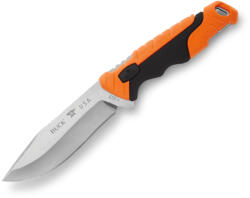 Buck Knives SUA Cutit de vanatoare Buck 658 Pursuit Small 0658ORS-B, lama 8.3 cm, otel 420HC, maner cauciuc portocaliu, teaca inclusa (0658ORS-B)