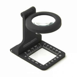 Carson Lupa pliabila Metal LinenTes cu LED și masuratori 5x30 mm - Carson (LT-80)