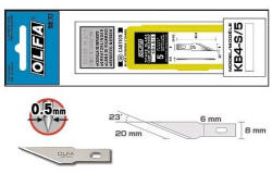 OLFA KB4-S/5 Set 5 lame precizie/ decoratii, Olfa (KB4-S/5)