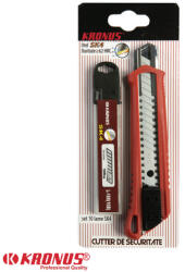 KRONUS 7556/2AS Cutter 18 mm + Set 10 lame schimb SK4, KRONUS (699770)