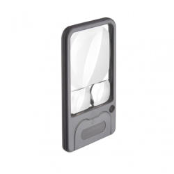 Carson Lupa de buzunar cu LED multi-putere 2, 5x, 4, 5x și 6x - Carson (PM-33)