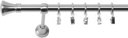RENA GALERIE METAL CROM LUCIOS SIMPLĂ 19 MM MONAKO : Lățime galerii (cm) - 260 (REN-KAR-EST-MON-POJ-260) Suport draperie