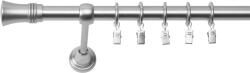 RENA GALERIE METAL CROM MAT SIMPLĂ 19 MM PRINCE : Lățime galerii (cm) - 340 (REN-KAR-CHT-PRI-POJ-340) Suport draperie