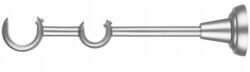 RENA Suport clasic dublu chrom mat diametru 25/19 mm (WSPKL2519CM) Suport draperie